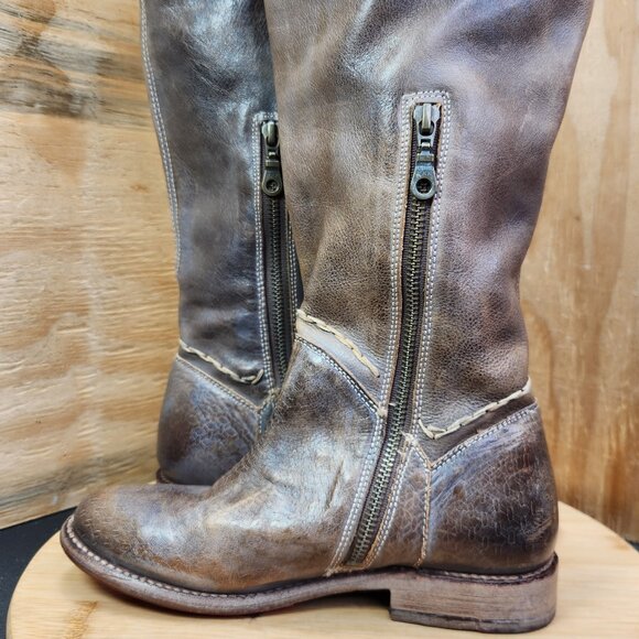 Bed Stu Manchester Tall Soft Leather Boots - Picture 11 of 13